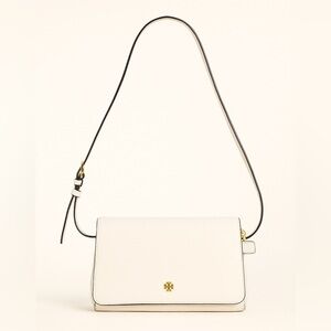 Tory Burch Emerson Combo Crossbody Bag Ivory